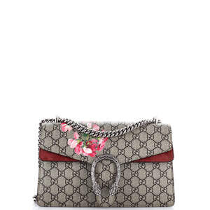 Gucci Small Dionysus Bag Blooms Print GG Coated Canvas